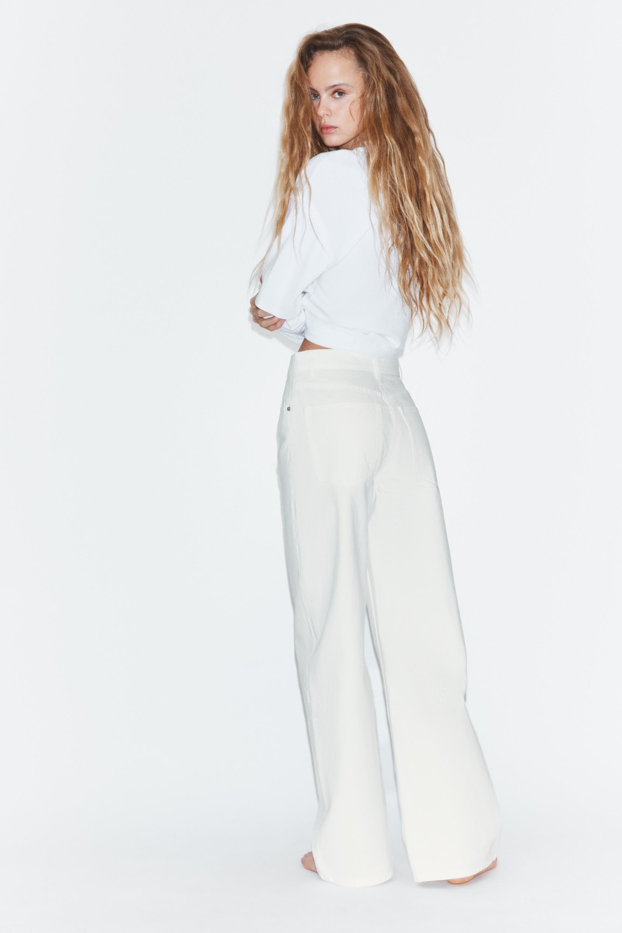 JEAN TRF EXTRA WIDE LEG TAILLE HAUTE